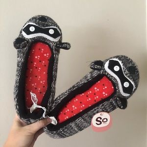 SO Raccoon Slippers